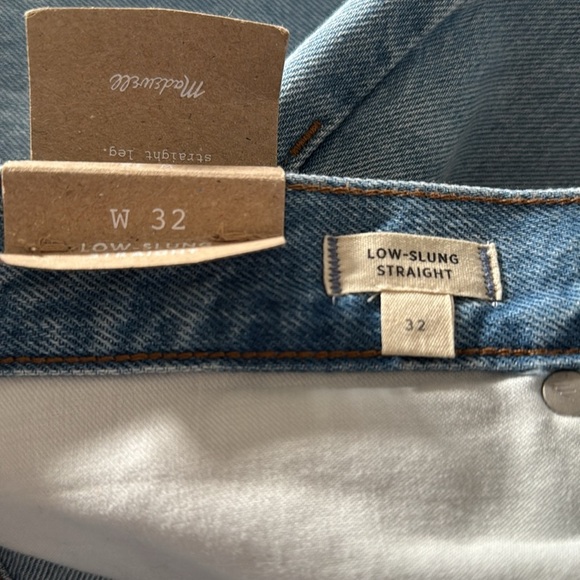 Madewell NWT The Low Slung Straight Leg Jean - Picture 10 of 10